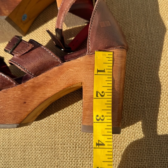 Bed Stu Alba Leather Heeled Sandal Size 7.5 - Picture 11 of 16